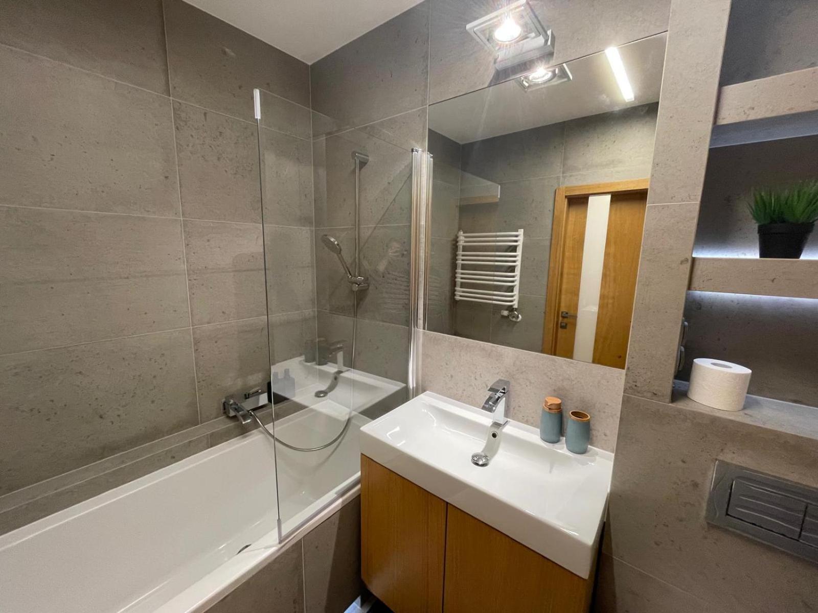 Comfortable With 2 Bedrooms And 2 Balconies On Borkowska Street Apartament